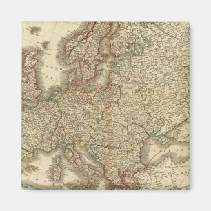 Europa Atlas Karta Magnet