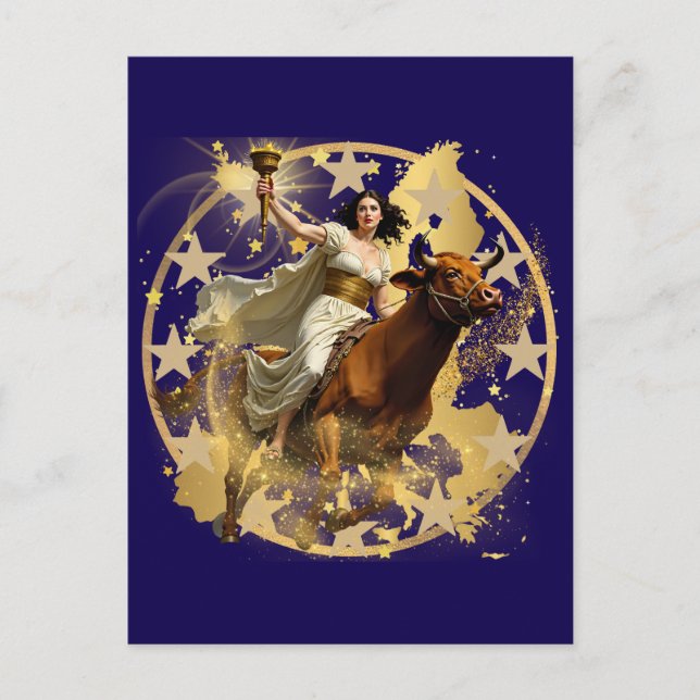 Europa Aurora Vykort (Framsida)