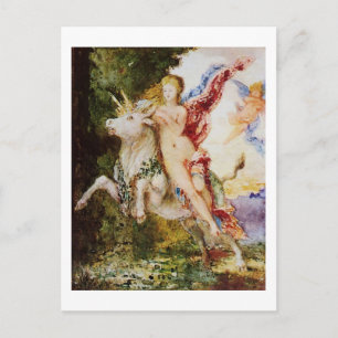 Europa & Bull, Gustave Moreau Fine Art Vykort