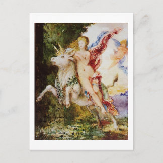 Europa & Bull, Gustave Moreau Fine Art Vykort