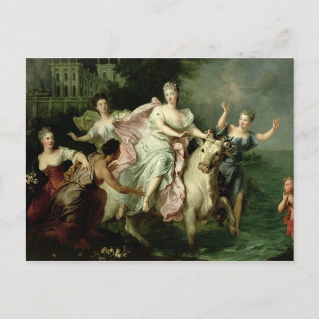 Europa Carried av Jupiter Vykort (Framsida)