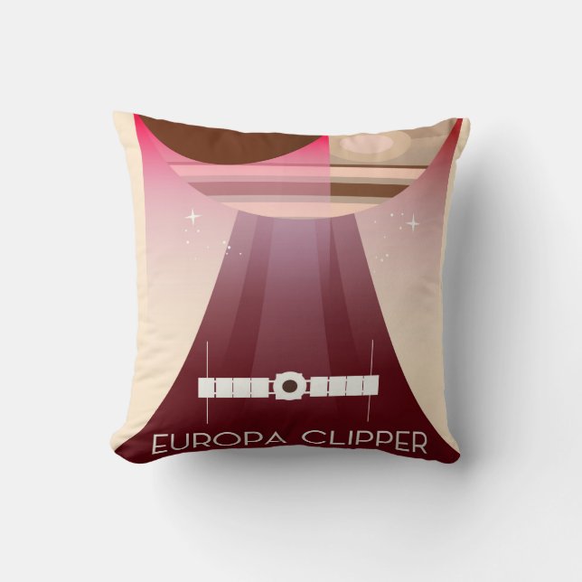 Europa Clipper Rymdkonst Kudde (Framsida)