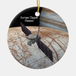 Europa Clipper Uppdrag rymdfarkoster Julgransprydnad Keramik