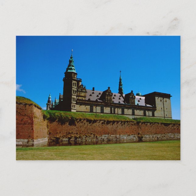 Europa, Danmark, Helsingör (även känd som Elsinore Vykort (Framsida)