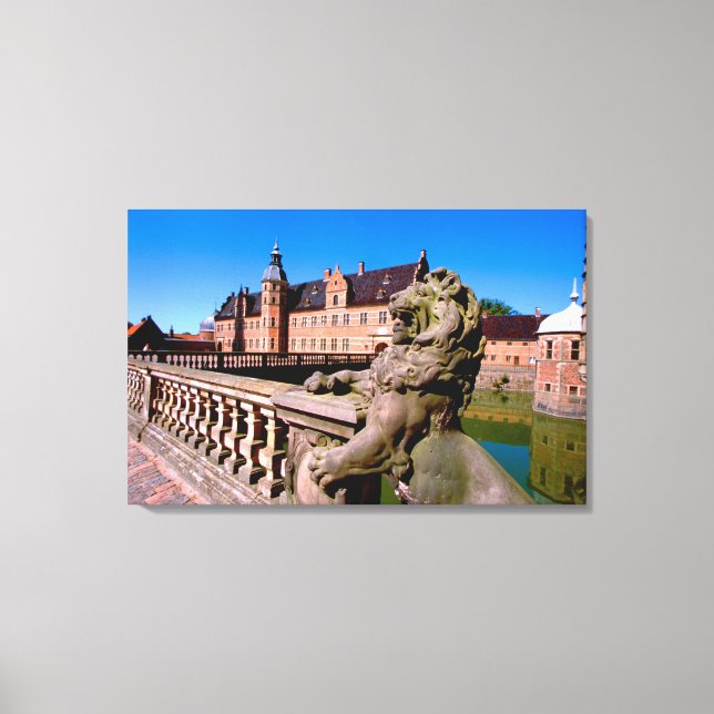 Europa, Danmark, Köpenhamn aka Kobenhaven), Canvastryck (Framsida)