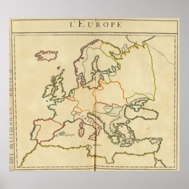 Europa efter religion 2 poster (Framsidan)