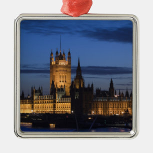 Europa, ENGELSKA, London: Houses of Parliament / Julgransprydnad Metall