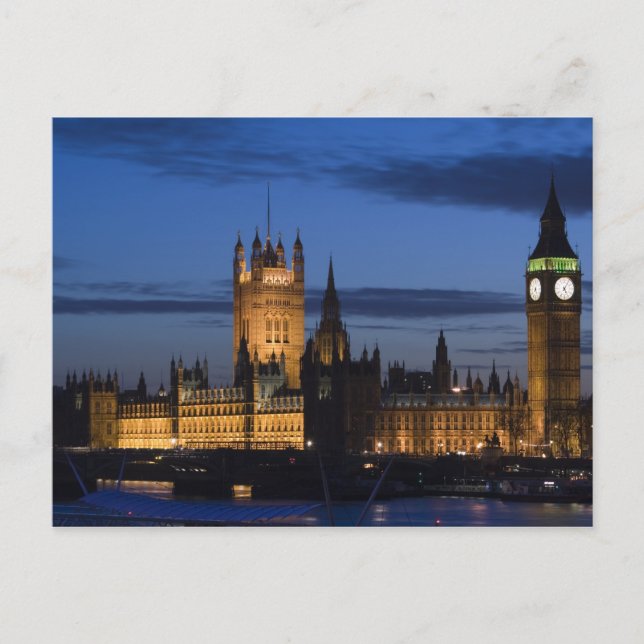 Europa, ENGELSKA, London: Houses of Parliament / Vykort (Framsida)
