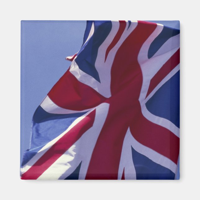 Europa, England, brittisk flagga Magnet (Framsidan)