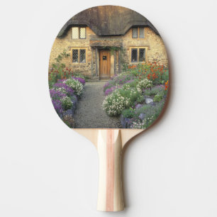 Europa, England, Chippenham. Tidig morgonljus Pingisracket
