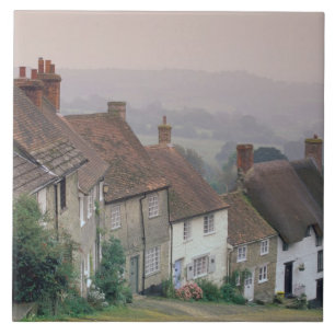 Europa, England, Dorset, Gold Hill, Shaftesbury. Kakelplatta
