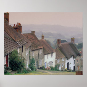 Europa, England, Dorset, Guld Backe, Shaftesbury. Poster