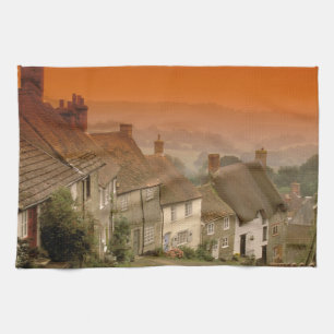 Europa, England, Dorset, Shaftesbury. Guldbacke Kökshandduk