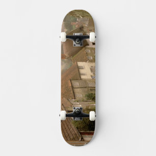 Europa, England, Dorset, Shaftesbury. Guldbacke Old School Skateboard Bräda 21,6 Cm