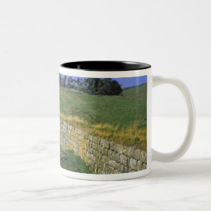 Europa, England, Hadrianus mur Två-Tonad Mugg