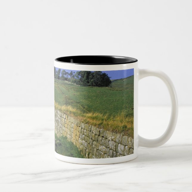 Europa, England, Hadrianus mur Två-Tonad Mugg (Höger)