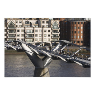 Europa,ENGLAND, London: Utsikt över Millenium Fototryck