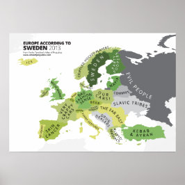 Europa Enligt Sverige Poster