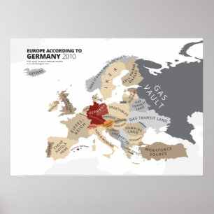 Europa Enligt Tyskland Poster