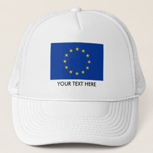 Europa för EG för Europeiska unionflaggahattar Truckerkeps