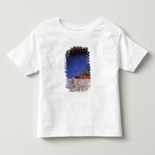 Europa, Frankrike, Cereste. En blå dörr tillför fä T Shirt