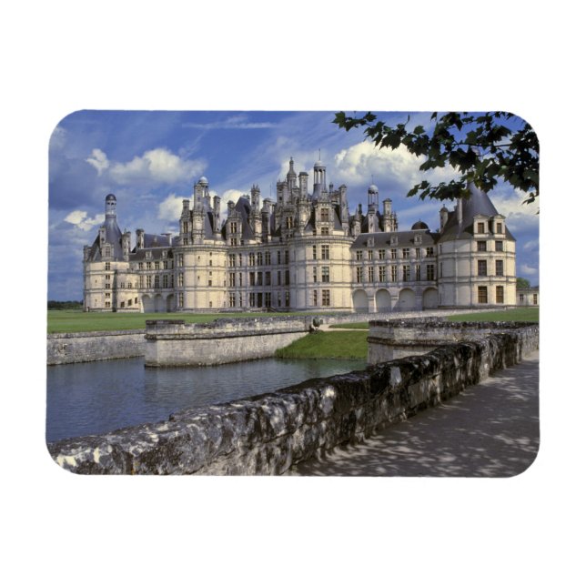 Europa, Frankrike, Chambord. Imponerande slott Magnet (Horisontell)