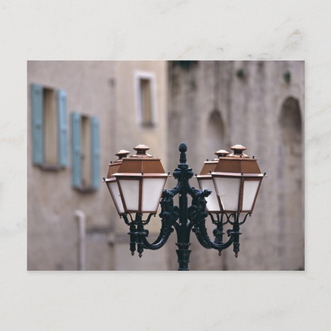 Europa, Frankrike, Forcalquier. Gammalt väder Vykort (Framsida)