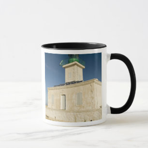 Europa, Frankrike, Korsika, Ile Rousse. Fyrtorn Mugg