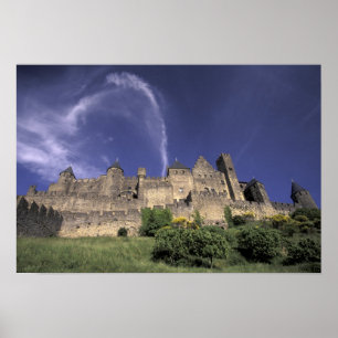 Europa, Frankrike, Languedoc Aude Carcassonne Poster