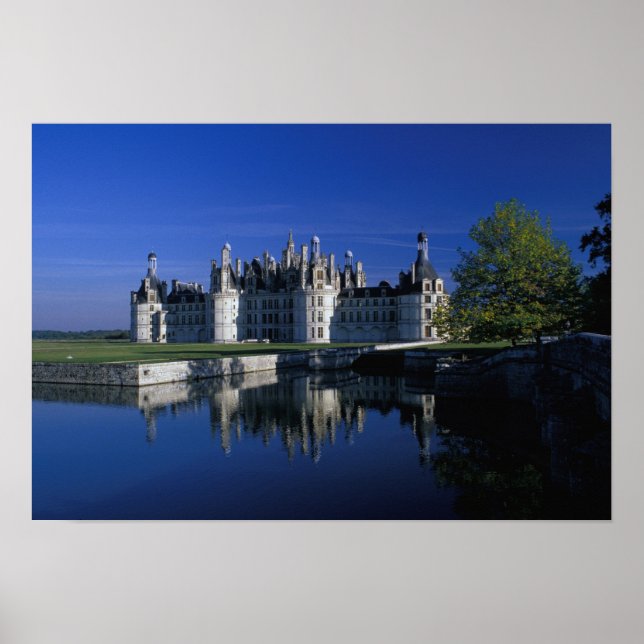 Europa, Frankrike, Loire Valley. Chateau Chambord Poster (Framsidan)