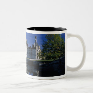 Europa, Frankrike, Loire Valley. Chateau Chambord Två-Tonad Mugg