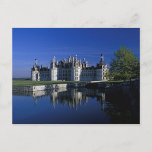 Europa, Frankrike, Loire Valley. Chateau Chambord Vykort