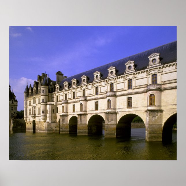 Europa, Frankrike, Loire Valley. Chateau Poster (Framsidan)