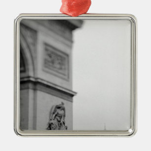 Europa, Frankrike, Paris. Arc de Triomphe och 2 Julgransprydnad Metall