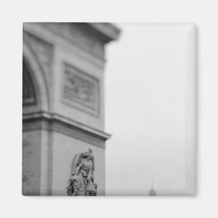 Europa, Frankrike, Paris. Arc de Triomphe och 2 Magnet