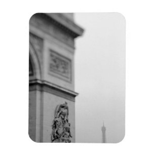 Europa, Frankrike, Paris. Arc de Triomphe och 2 Magnet