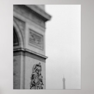 Europa, Frankrike, Paris. Arc de Triomphe och 2 Poster