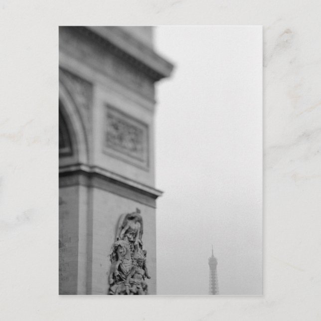 Europa, Frankrike, Paris. Arc de Triomphe och 2 Vykort (Framsida)