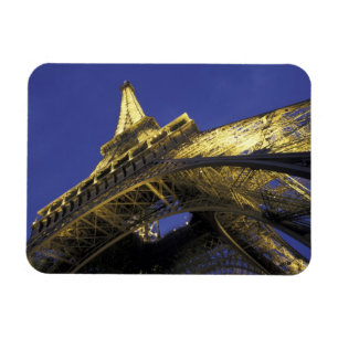 Europa, Frankrike, Paris, Eiffeltornet, kväll 2 Magnet