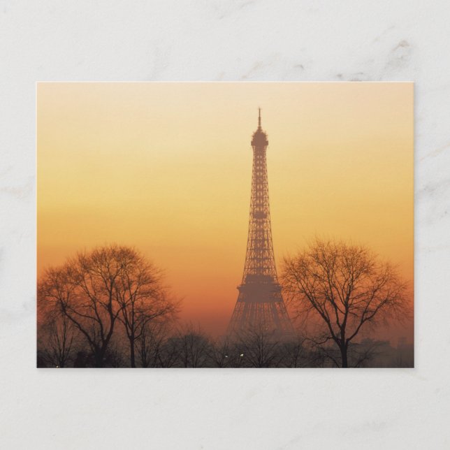 Europa, Frankrike, Paris. Eiffeltornet (Medium Vykort (Framsida)