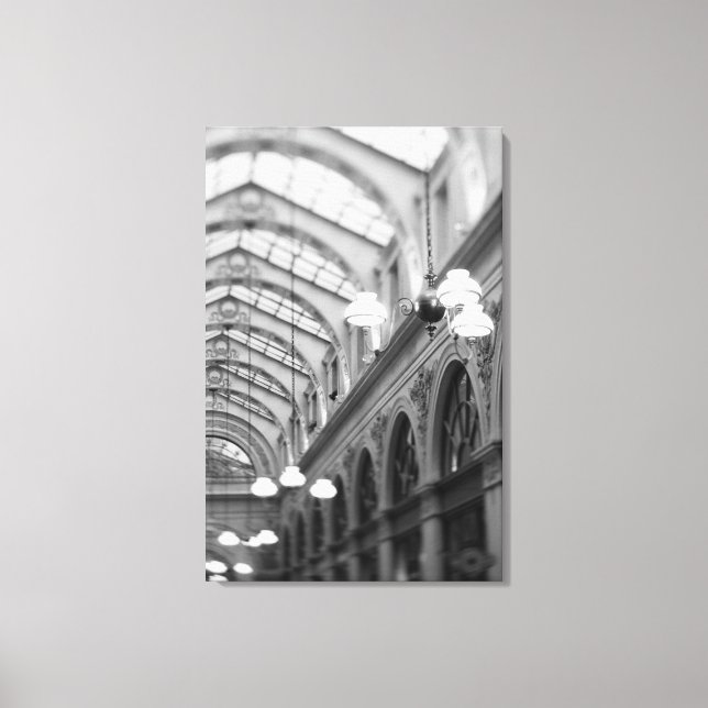 Europa, Frankrike, Paris. Interiör, Galleri Canvastryck (Framsida)