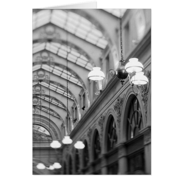 Europa, Frankrike, Paris. Interiör, Galleri Hälsningskort (Framsidan)