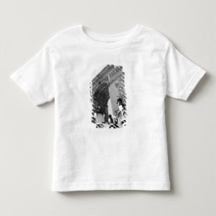 Europa, Frankrike, Paris. Militär ceremoni vid T-shirt