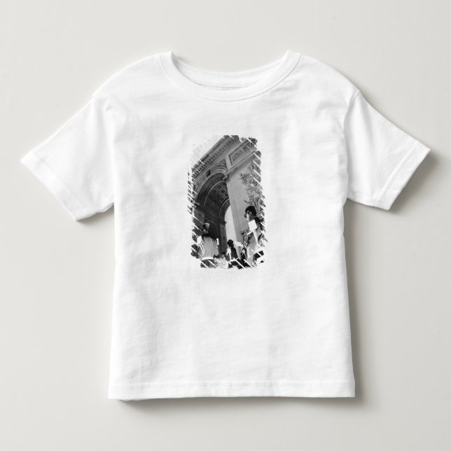 Europa, Frankrike, Paris. Militär ceremoni vid T-shirt (Framsida)