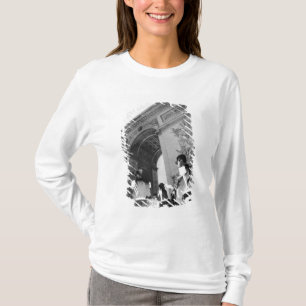Europa, Frankrike, Paris. Militär ceremoni vid Tee Shirt