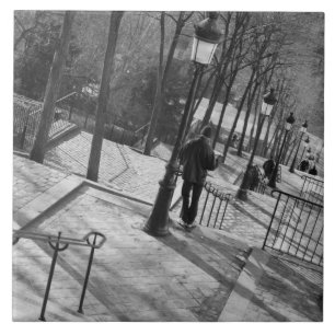 Europa, Frankrike, Paris, Montmartre: Morgon på Kakelplatta