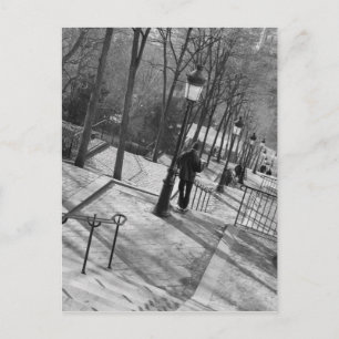 Europa, Frankrike, Paris, Montmartre: Morgon på Vykort