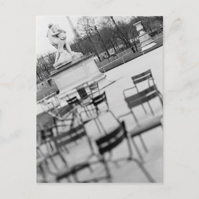 Europa, Frankrike, Paris. Ordförande, Jardin du Vykort (Framsida)