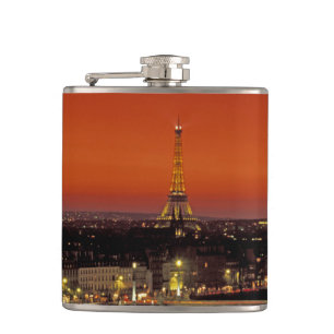 Europa, Frankrike, Paris. Solnedgångsutsikt över E Fickplunta