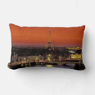 Europa, Frankrike, Paris. Solnedgångsutsikt över E Lumbarkudde